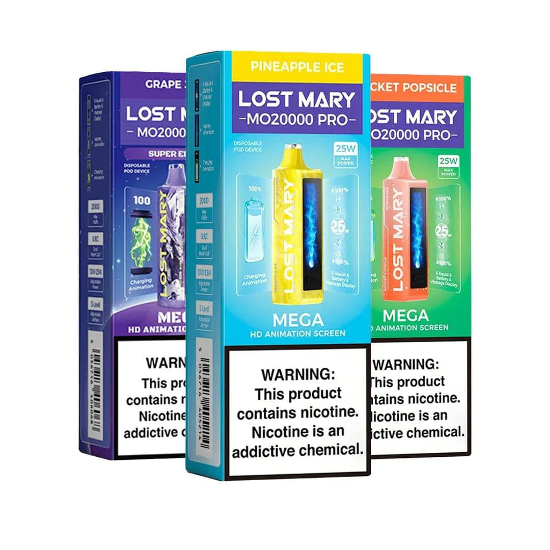 Lost Mary MO20000 Pro Disposable Vape | 20,000+ Puffs & Flavors  Vape Shop  Wholesale
