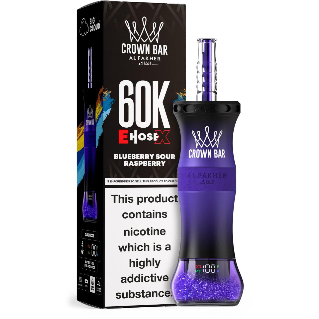 Al Fakher Crown Bar 60K Cloud X Disposable Vape