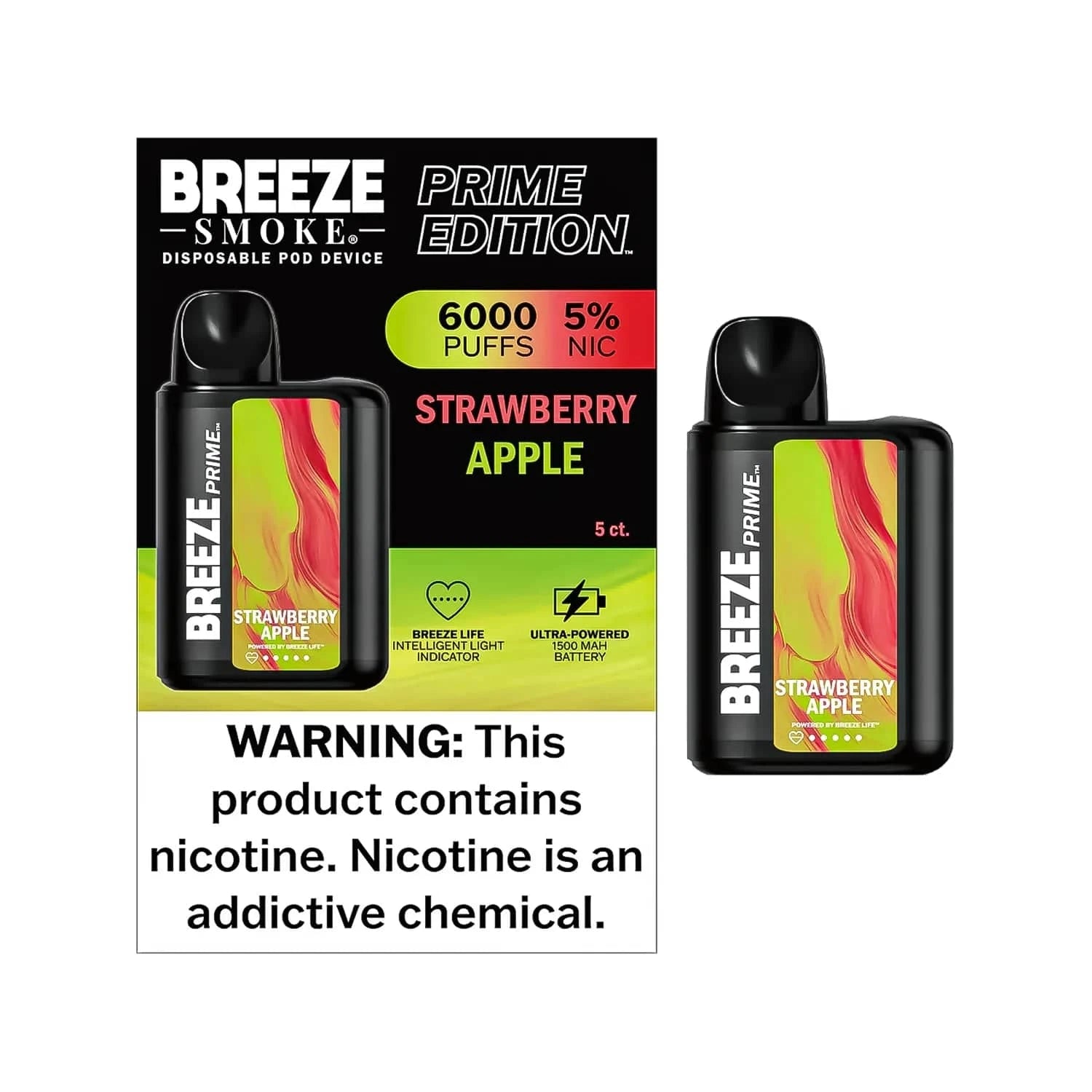 Breeze Prime 5 Pack Breeze Prime Disposable Vape 6000 - Double Apple - Quality Vapes Breeze Vape Online Order Breeze Prime 5 Pack Breeze Prime Disposable Vape 6000 - Double Apple - Quality Vapes Breeze Vape Online Order