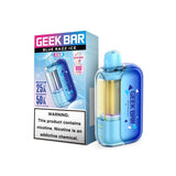 Geek Bar Mate 60K disposable vape in blue razz ice flavor, featuring a sleek design and compact size for on-the-go vaping.