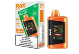 RAZ LTX 25000 disposable vape in orange mango flavor with sleek design and large 25,000 puff capacity, from vape shop wholesale.