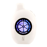 Flum UT Bar 50K disposable vape in clear design showcasing sleek body and mouthpiece.