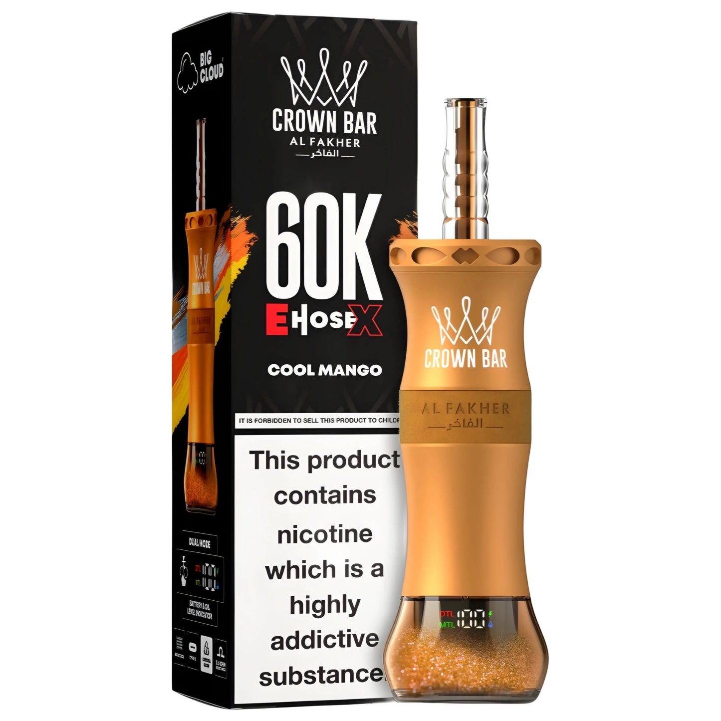 Al Fakher Crown Bar 60K Cloud X Disposable Vape