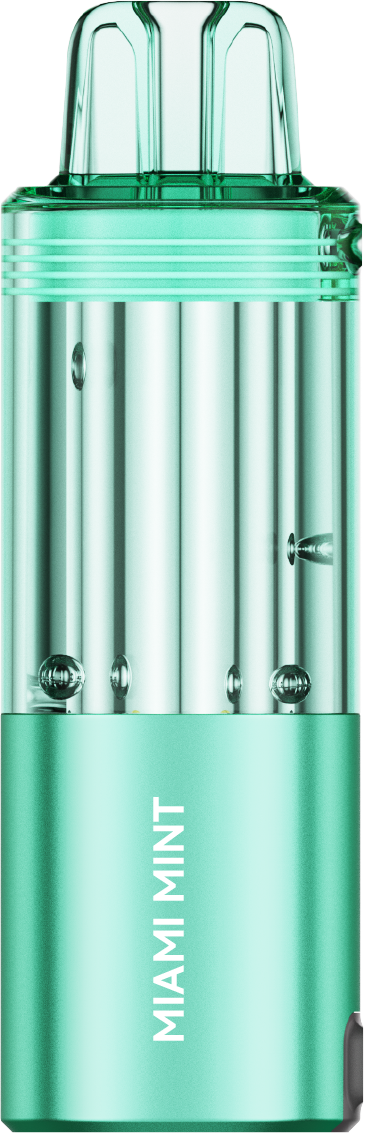 Foger Switch Pro 30K Pods with Miami Mint flavor, showing side view of the vape pod compatible with Foger vape devices