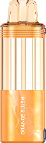 Foger Switch Pro 30K Pods with Cola Slush and Orange Slush flavors, showing side view of vape pods on a white background.