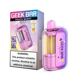 Geek Bar CLR 50,000 Puff Peach Berry Disposable Vape by Vape Shop Wholesale, featuring a sleek design with peach and berry flavor.