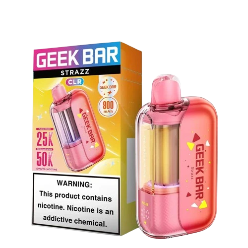 Geek Bar CLR 50,000 Puff disposable vape from Vape Shop Wholesale, featuring sleek design and compact size.