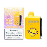 Geek Bar Pulse 15000 vape device with Mexico Mango flavor, featuring colorful packaging and sleek design.