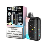 Geek Bar Pulse X 25K disposable vape in pink and blue, featuring dual modes and over 25,000 puffs, by Vape Shop Wholesale.