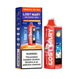 Lost Mary MO20000 Pro vape device with Arizona Ice Tea flavor, featuring sleek design and vibrant packaging.