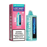 Lost Mary MO20000 Pro vape device with lime and grapefruit flavor, shown in a sleek design on a white background.