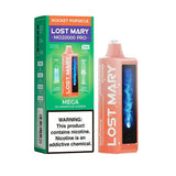 Lost Mary MO20000 Pro vape device with Rocket Popsicle flavor, featuring a sleek design and colorful packaging.