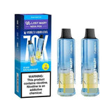 Lost Mary Nera Fullview 70K pods in blue razz ice flavor, showcasing sleek design and vibrant color for vaping enjoyment.