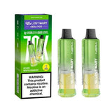 Lost Mary Nera Fullview 70K Pods with Sour Apple Ice flavor, showing the sleek pod design and vibrant label.