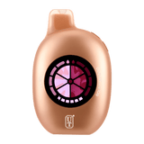 Flum UT Bar 50K disposable vape in gold tobacco flavor with a sleek design and ergonomic mouthpiece.