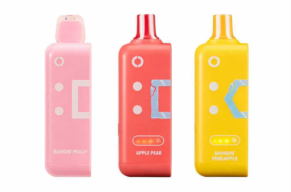 Apple and pear flavored Off-Stamp X-Cube 25k Pods for vape devices, featuring ice-cube cooling effect from Vape Shop Wholesale.