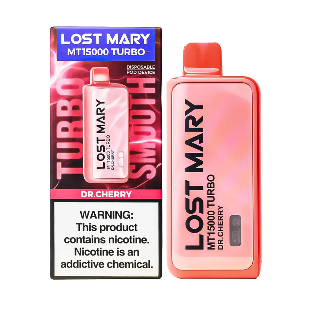 Lost Mary MT15000 Turbo disposable vape from Vape Shop Wholesale with Baja Splash flavor, shown in sleek design.