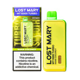 Lost Mary MT15000 Turbo disposable vape in Baja Splash flavor, with colorful packaging and sleek design.