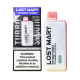 Lost Mary MT15000 Turbo disposable vape with Baja Splash flavor, featuring vibrant packaging and sleek design.