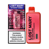 Lost Mary MT15000 Turbo disposable vape from Vape Shop Wholesale with Baja Splash flavor, sleek design, and vibrant graphics.