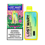 Lost Mary MT15000 Turbo Disposable Vape by Vape Shop Wholesale with Baja Splash flavor, sleek design, and compact form.