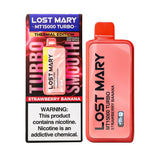 Lost Mary MT15000 Turbo disposable vape from Vape Shop Wholesale, featuring colorful Baja Splash design and compact portable style.