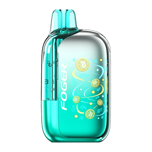 Banana Taffy Freeze Foger Bit 35K disposable vape with up to 35,000 puffs, featuring colorful packaging and flavor details