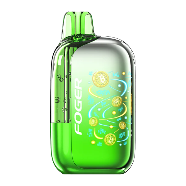 Foger Bit 35K disposable vape with banana taffy freeze flavor, offering up to 35,000 puffs, in a sleek design.