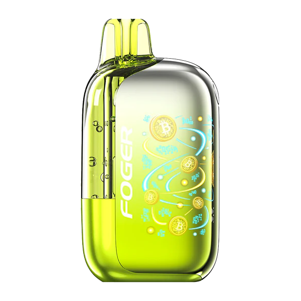 Banana Taffy Freeze Foger Bit 35K disposable vape with up to 35,000 puffs, featuring vibrant flavor packaging.