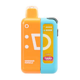 Vape Off-Stamp X-Cube 25K Kit by Vape Shop Wholesale featuring a sleek vape device with peach flavor accents.
