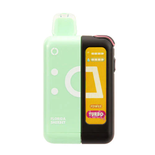 Off-Stamp X-Cube 25K Kit from Vape Shop Wholesale featuring a colorful vape device with peach flavor design.