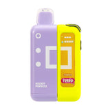 Bangin Peach Off-Stamp X-Cube 25K Kit by Vape Shop Wholesale, featuring a colorful vape device with peach flavor design.