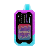 Blackberry B-Pop Rifbar Mixpro 40K Puffs vape device with black and purple design, showing the sleek, portable shape.