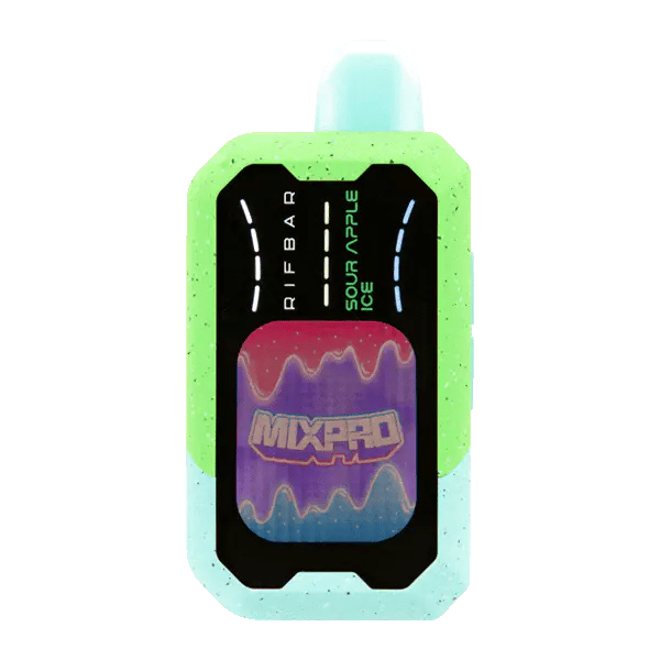 Blackberry B-pop Rifbar Mixpro 40K Puffs vape device with black packaging and colorful design, from Vape Shop Wholesale.