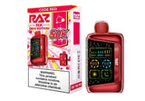 Red RAZ RX50K Dew Edition vape device from Vape Shop Wholesale, showing its sleek design and vibrant color.