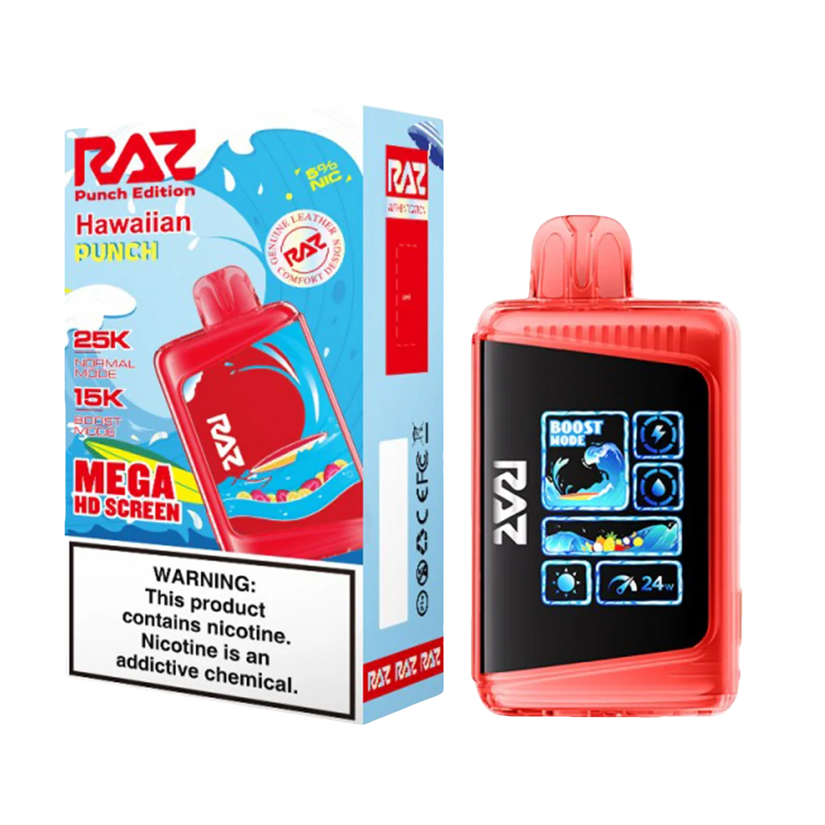 Night Crawler RAZ LTX 25000 disposable vape with sleek design and 25,000 puffs, ideal for long-lasting vaping sessions