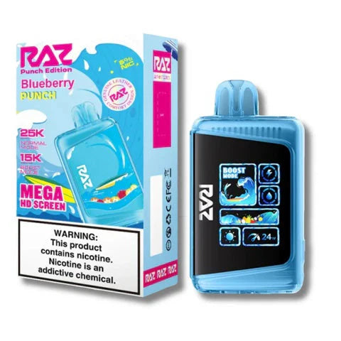 Night Crawler RAZ LTX 25000 disposable vape with sleek design and 25,000 puffs, ideal for flavorful vaping on the go.