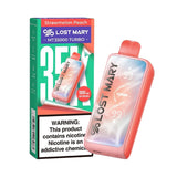 Pink lemonade Lost Mary MT35K Turbo vape device with sleek design and vibrant colors against a neutral background.